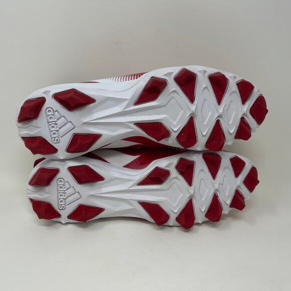 adidas Icon 7 MD Baseball Cleats Mens Sz 10 Red Ironskin I.1.9 Sporty - Picture 15 of 16